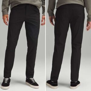 Lululemon ABC Slim-Fit Pant 30"L Warpstreme in Black Size 33